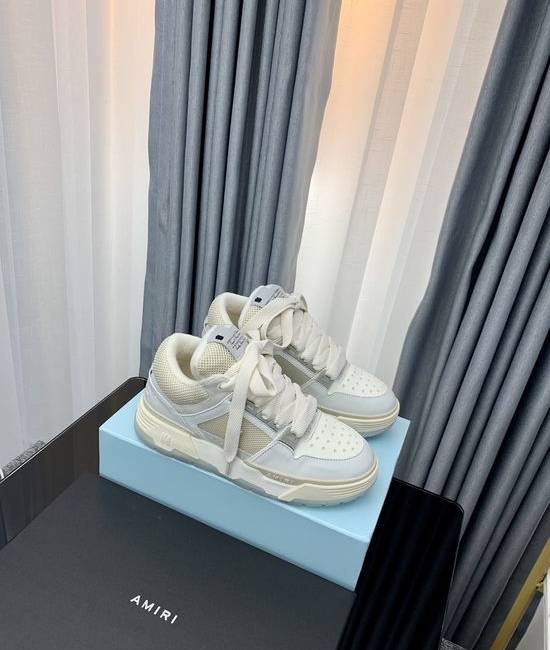 Ami Premium Casual Leather Sneakers Comfortable Platform Daily Shoes