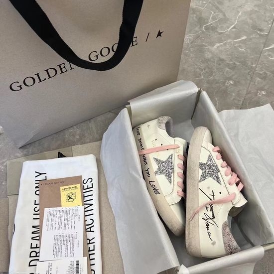 Golden Goose GGDB Premium Vintage Distressed Casual Sneakers with Comfortable Insoles