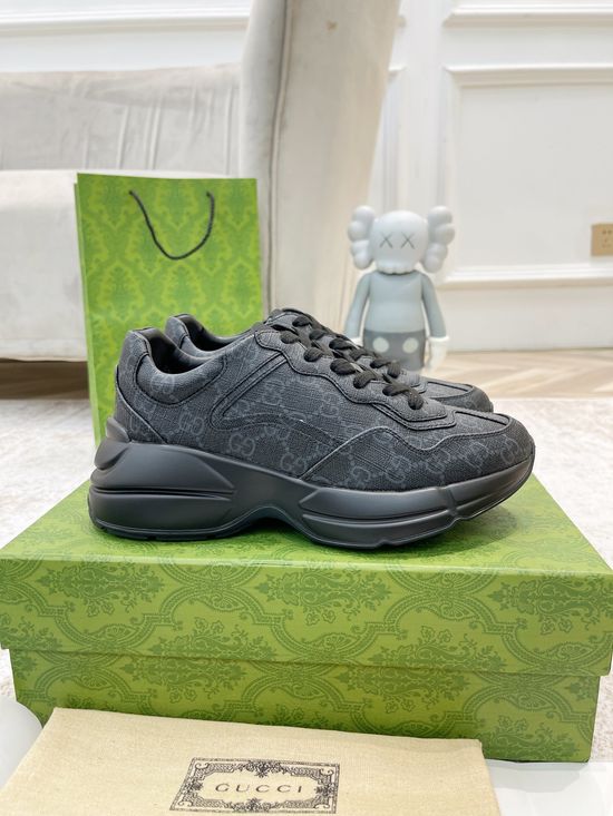 Gucci Premium Leather Casual Shoes Comfortable Versatile Fashion Footwear