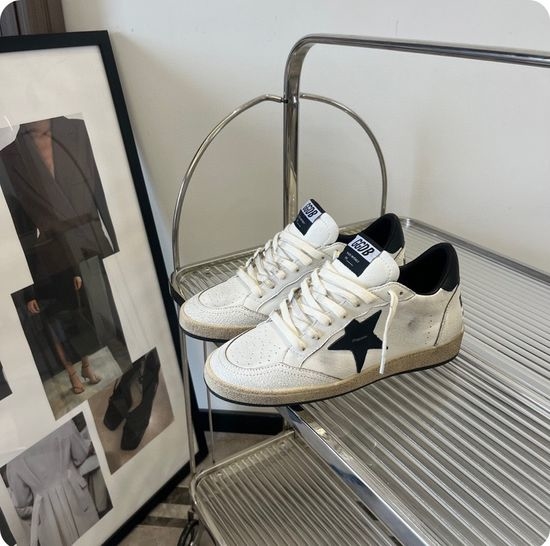 Golden Goose GGDB Vintage Distressed Platform Casual Sneakers Comfort Height Increase
