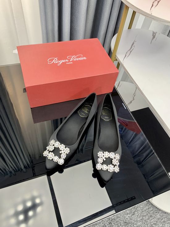 Vivienne Westhood Rhinestone Buckle Satin Kitten Heel Slingback Shoes