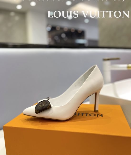 Louis Vuitton LV Premium Top Grain Leather Stiletto Heels