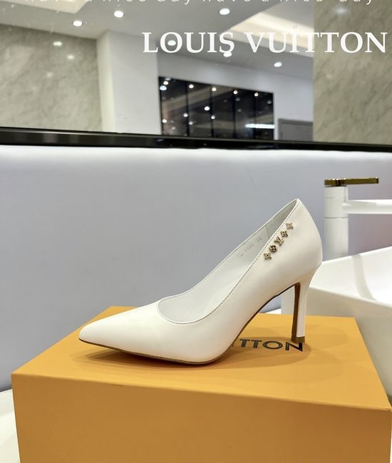 Louis Vuitton LV Premium Top Grain Leather Stiletto Heels