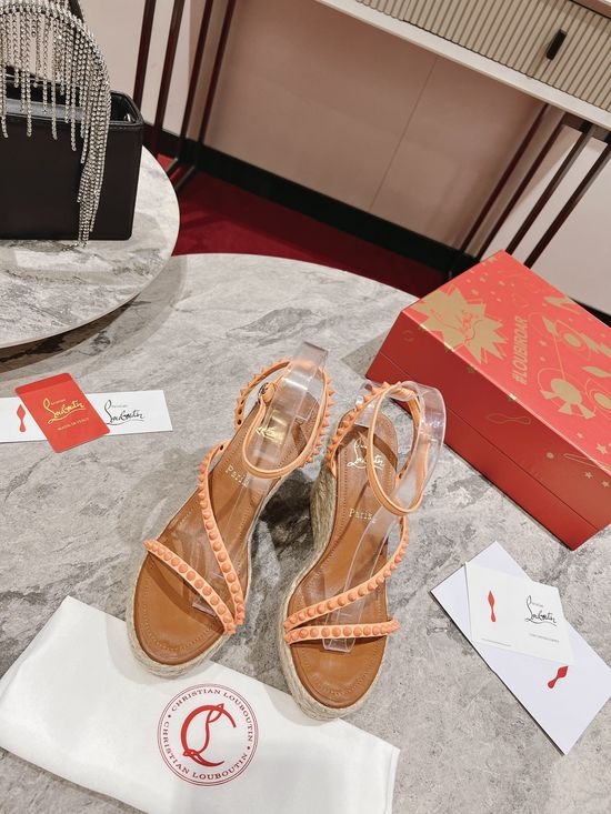 Bottega Veneta Woven Wedge Sandals with Crossover Straps