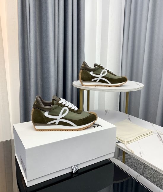 Loewe Premium Leather Non-slip Trainers With Original Full Packaging
