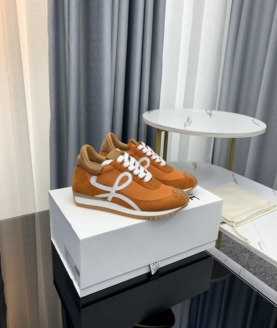 Loewe Premium Leather Non-slip Trainers With Original Full Packaging