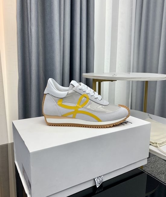 Loewe Premium Leather Non-slip Trainers With Original Full Packaging