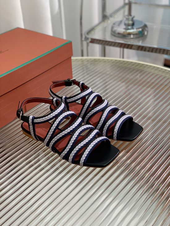 Loro Piana Premium Leather Daily Wear Casual Slides