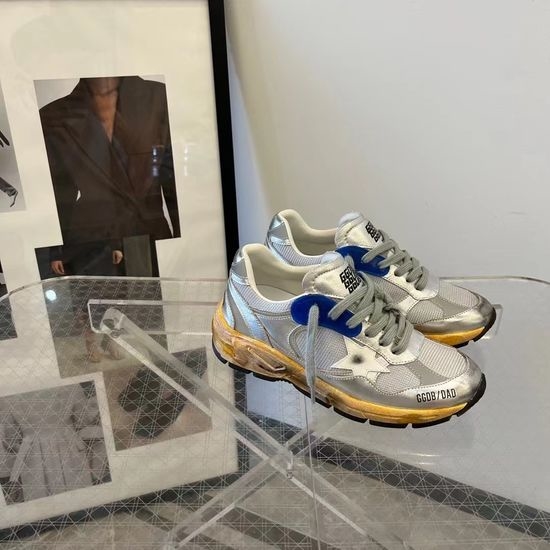Golden Goose GGDB Vintage Casual Athletic Sneakers With Custom Breathable Material