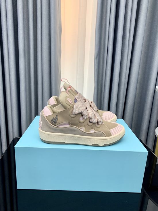 Lanvin Premium Leather Versatile Daily Casual Sneakers