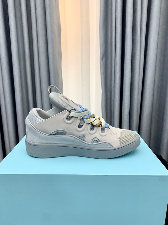 Lanvin Premium Leather Versatile Daily Casual Sneakers