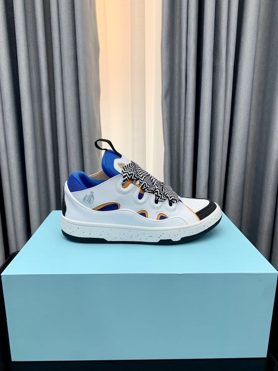 Lanvin Premium Leather Versatile Daily Casual Sneakers