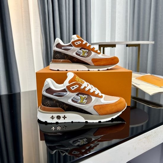 Louis Vuitton LV Gradient Glowing Upper Embroidered Logo Sneakers