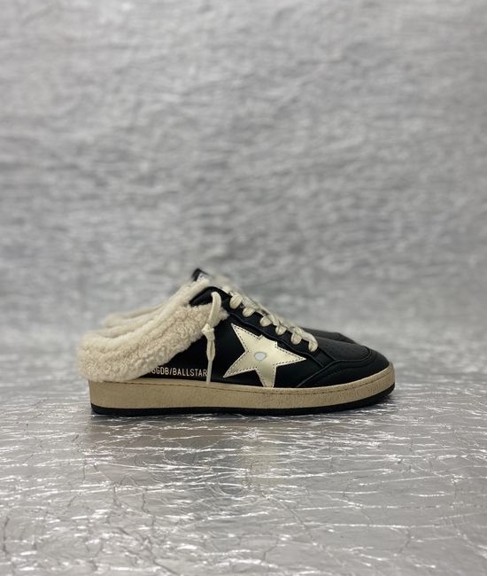 Golden Goose GGDB Vintage Distressed Leather Sneakers with Logo Accents
