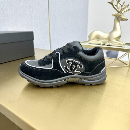 Chanel Premium Breathable Velvet Casual All-Match Sports Sneakers