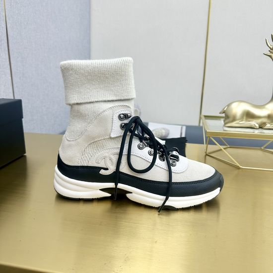 Chanel Genuine Leather Comfortable Non-slip Fashion Martin Boots