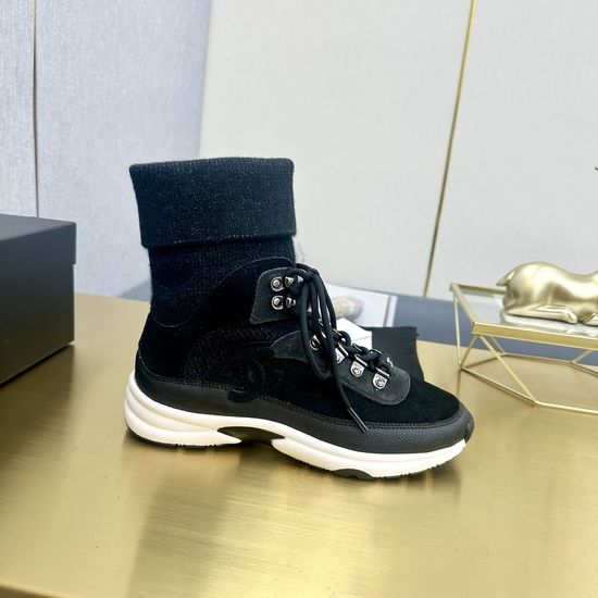 Chanel Genuine Leather Comfortable Non-slip Fashion Martin Boots
