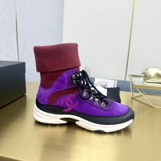 Chanel Genuine Leather Comfortable Non-slip Fashion Martin Boots