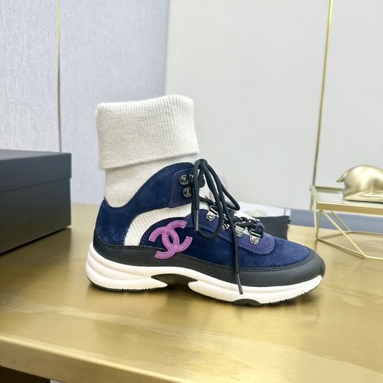 Chanel Genuine Leather Comfortable Non-slip Fashion Martin Boots