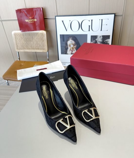Valentino Embroidered Logo Decor Short Fashion Boots