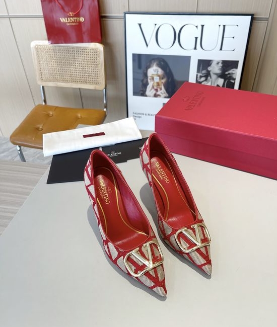 Valentino Embroidered Logo Decor Short Fashion Boots