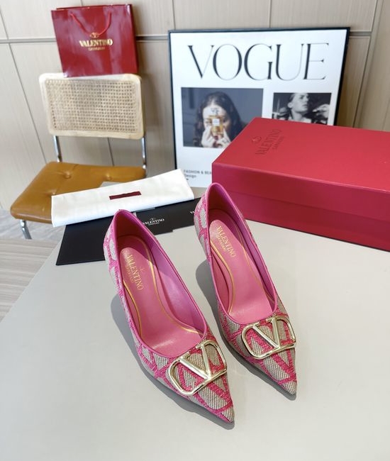 Valentino Embroidered Logo Decor Short Fashion Boots