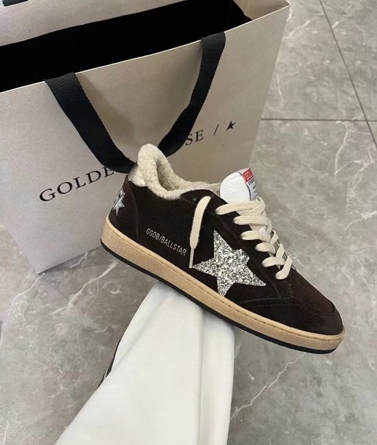 Golden Goose GGDB Vintage Style Distressed Casual Shoes Comfortable Suede Upper