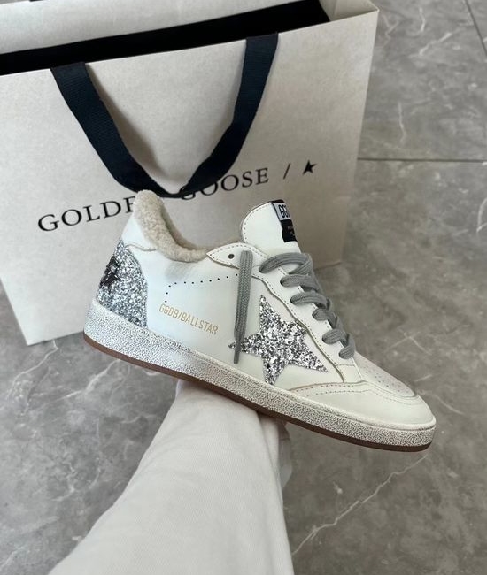 Golden Goose GGDB Soft Lined Distressed Leather Casual Sneakers With Extra Insoles