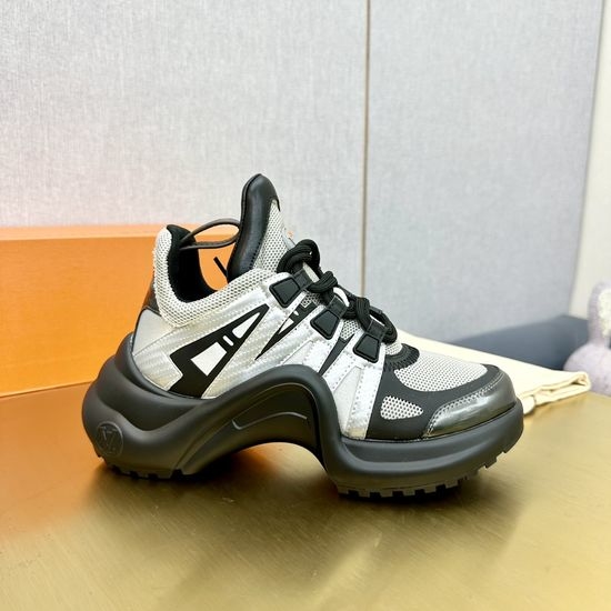 Louis Vuitton LV Wave Sole Chunky Casual Fashion Sneakers
