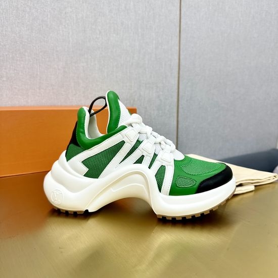 Louis Vuitton LV Wave Sole Chunky Casual Fashion Sneakers