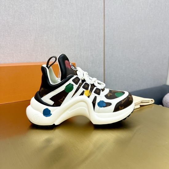 Louis Vuitton LV Wave Sole Chunky Casual Fashion Sneakers