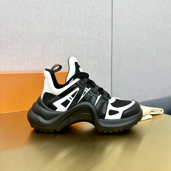 Louis Vuitton LV Wave Sole Chunky Casual Fashion Sneakers