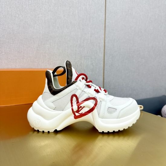 Louis Vuitton LV Wave Sole Chunky Casual Fashion Sneakers