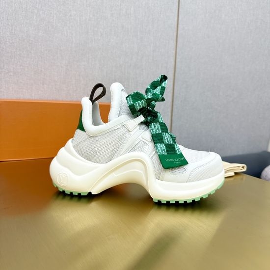Louis Vuitton LV Wave Sole Chunky Casual Fashion Sneakers