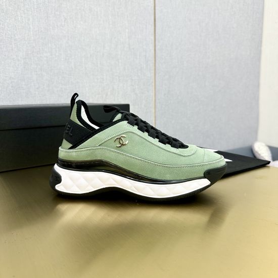 Chanel Embroidered Upper Casual Versatile Athletic Sneakers