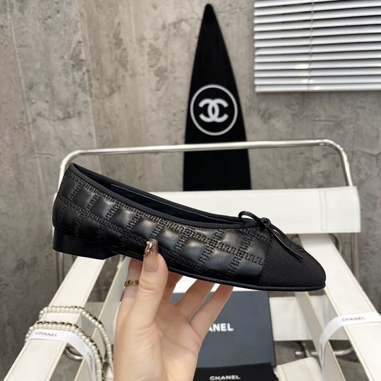 Chanel Classic Sheepskin Lined Soft Ballet Flats with Premium Sole