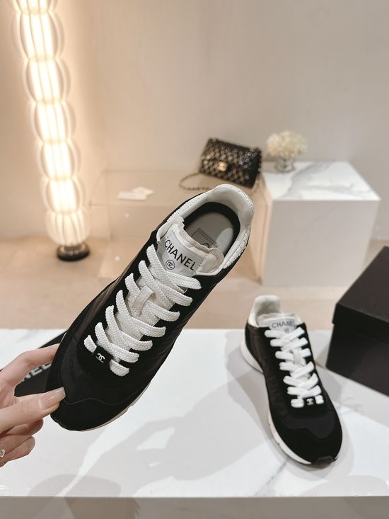 Chanel Classic Stitching Casual Sneakers Lightweight Comfortable Daily Walking Shoes