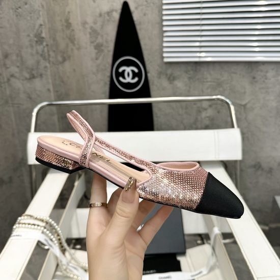 Chanel Classic Sheepskin Flat Sandals with Silk Lining