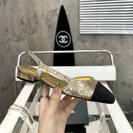 Chanel Classic Sheepskin Lined Comfort Flat Casual Sandals