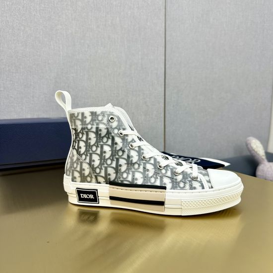 Christian Dior Premium Embroidered Logo Casual Couple Sneakers