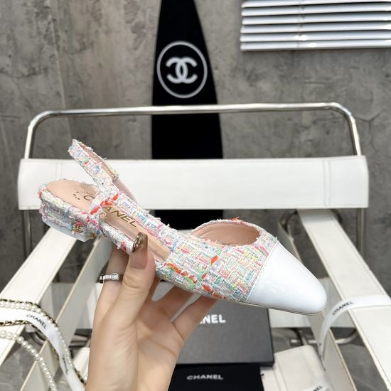 Chanel Classic Sheepskin Flat Sandals with Silk Lining