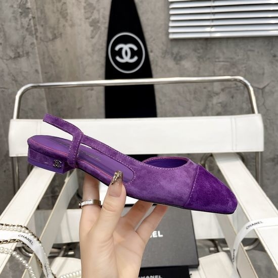 Chanel Classic Sheepskin Flat Sandals with Silk Lining