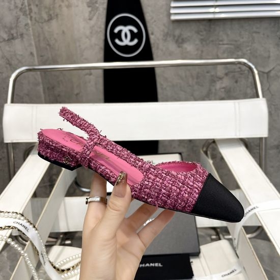 Chanel Classic Sheepskin Flat Sandals with Silk Lining