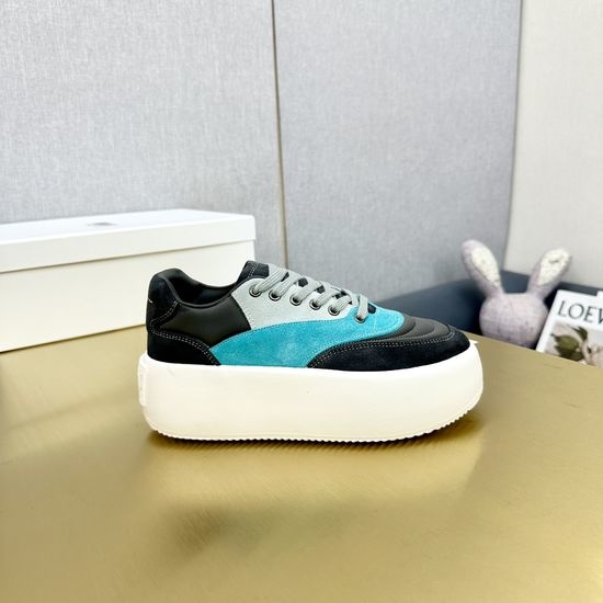 Maison Margiela MM6 Cowhide Retro Thick Sole Casual Training Shoes