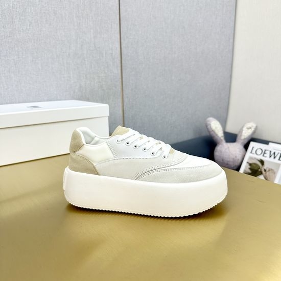 Maison Margiela MM6 Cowhide Retro Thick Sole Casual Training Shoes