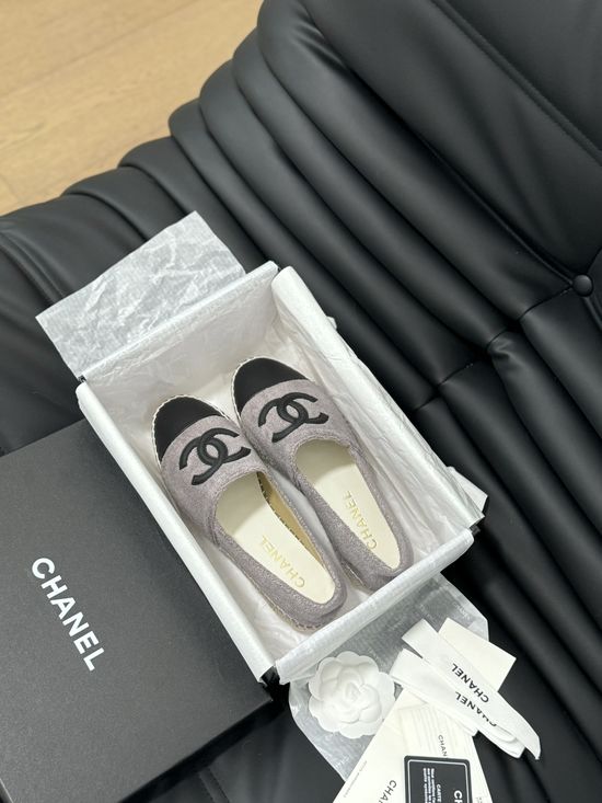 Chanel Premium Espadrilles with Full Packaging Included