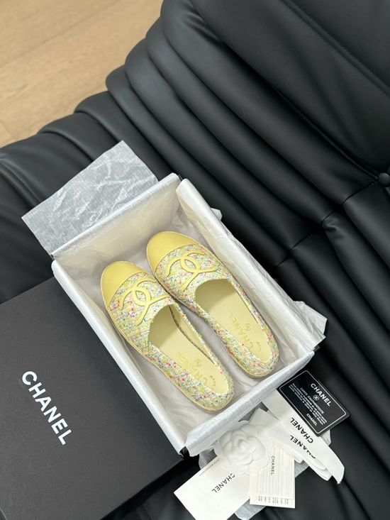 Chanel Premium Espadrilles with Full Packaging Included