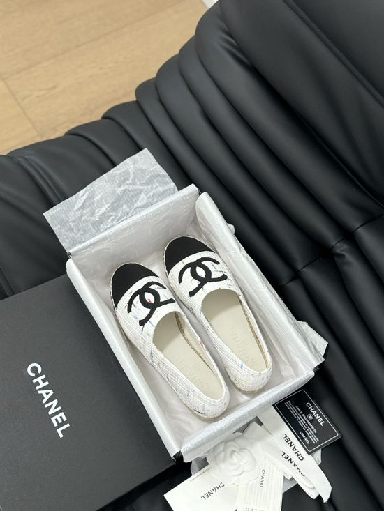 Chanel Classic Espadrilles with Semi-transparent Outsole