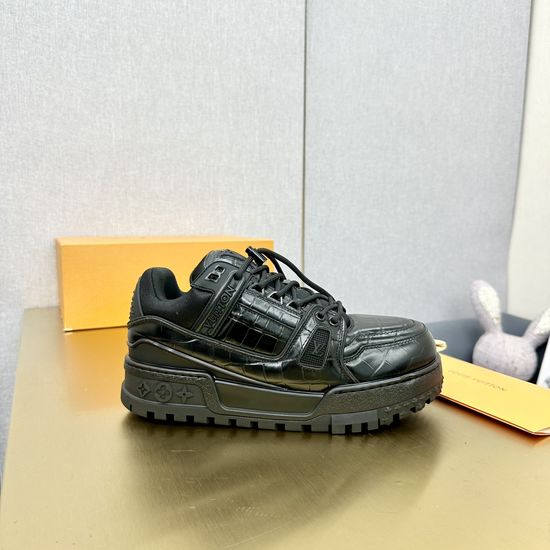 Louis Vuitton High Quality Basketball Sneakers with Durable Sole
