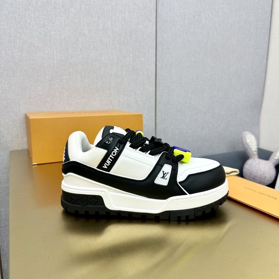 Louis Vuitton High Quality Basketball Sneakers with Durable Sole